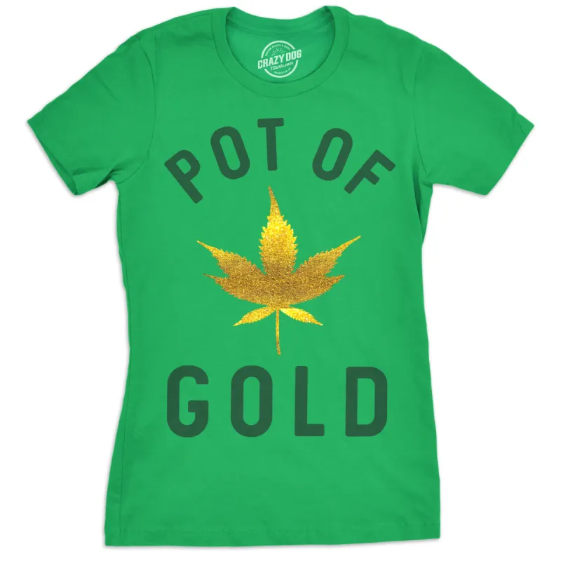 Pot Of Gold Women's T Shirt sold by Crazy Dog T-Shirts