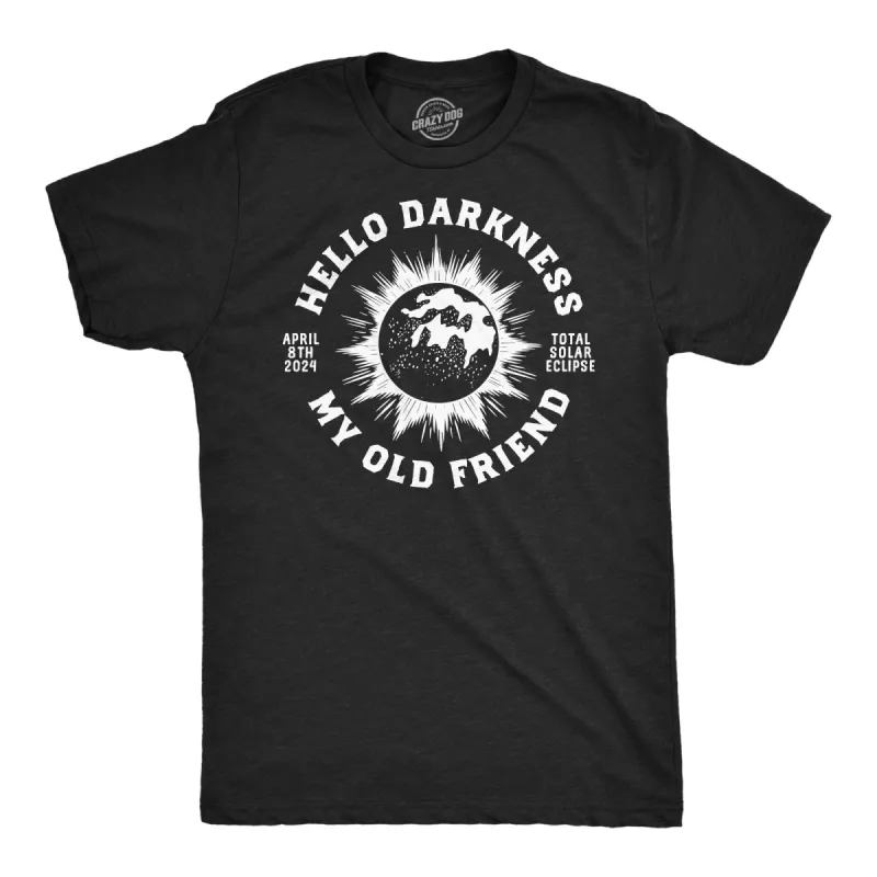 Hello Darkness My Old Friend Men's T Shirt sold by Crazy Dog T-Shirts