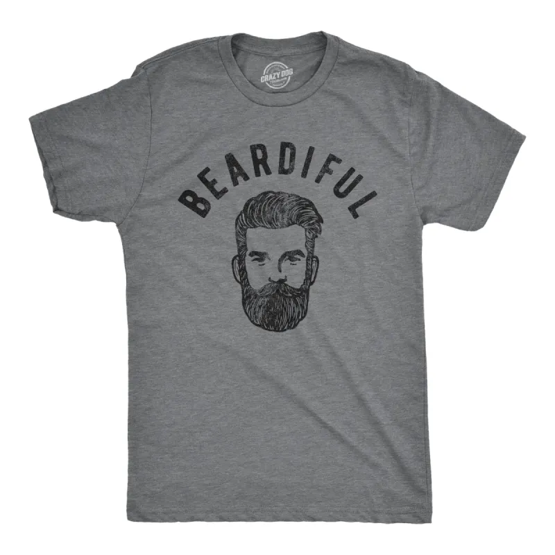 Beardiful Men's T Shirt sold by Crazy Dog T-Shirts