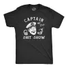 Captain Of The Shit Show Men's T Shirt sold by Crazy Dog T-Shirts