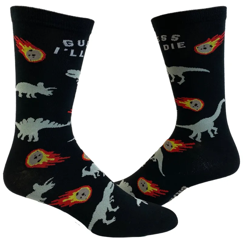 Mens Guess I'll Die Socks sold by Crazy Dog T-Shirts