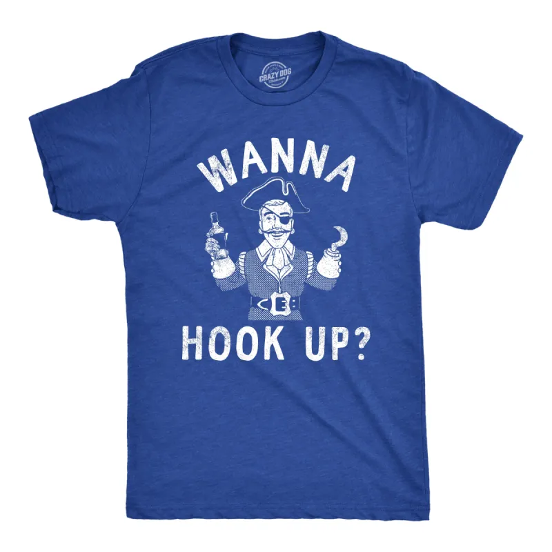 Wanna Hook Up Men's T Shirt sold by Crazy Dog T-Shirts