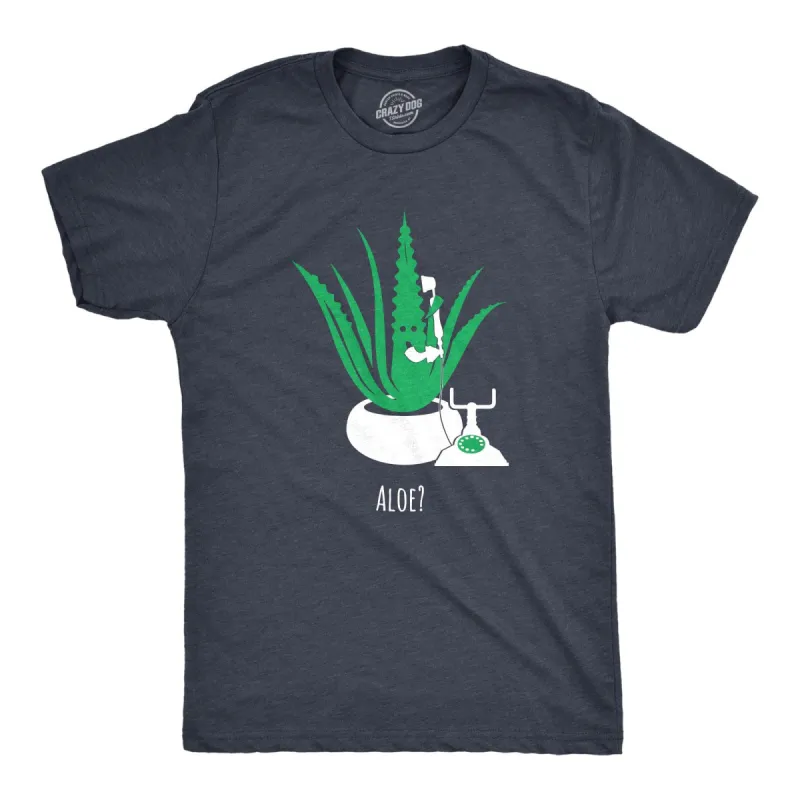 Aloe Phone Call Men's T Shirt sold by Crazy Dog T-Shirts