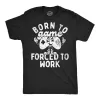 Born To Game Forced To Work Men's T Shirt sold by Crazy Dog T-Shirts