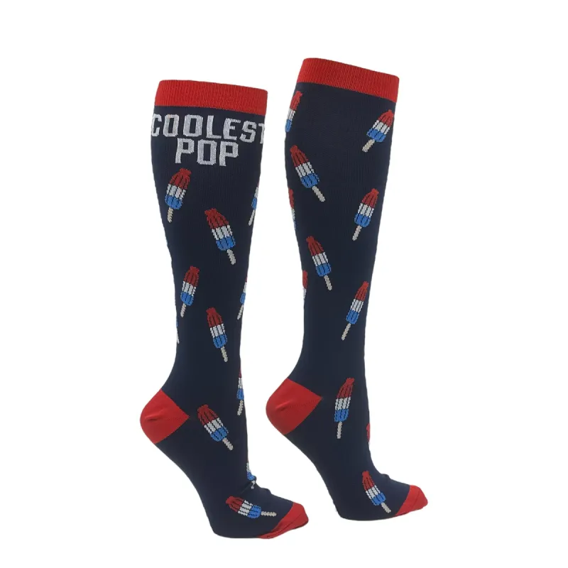 Coolest Pop Compression Socks sold by Crazy Dog T-Shirts