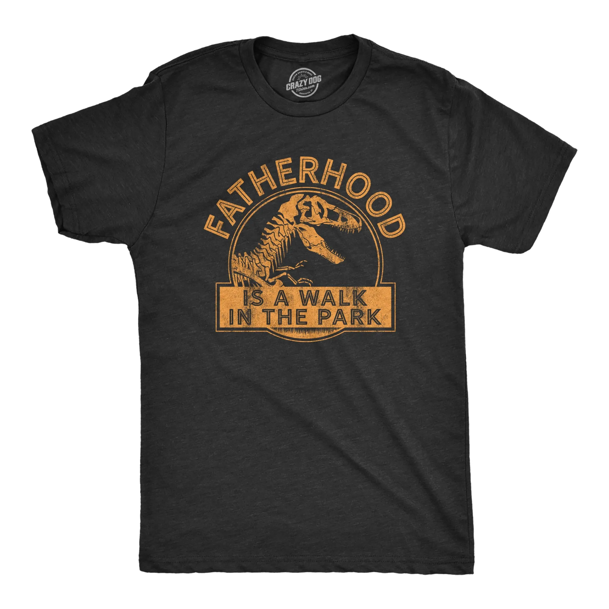 Fatherhood Is A Walk In The Park Men's T Shirt sold by Crazy Dog T-Shirts