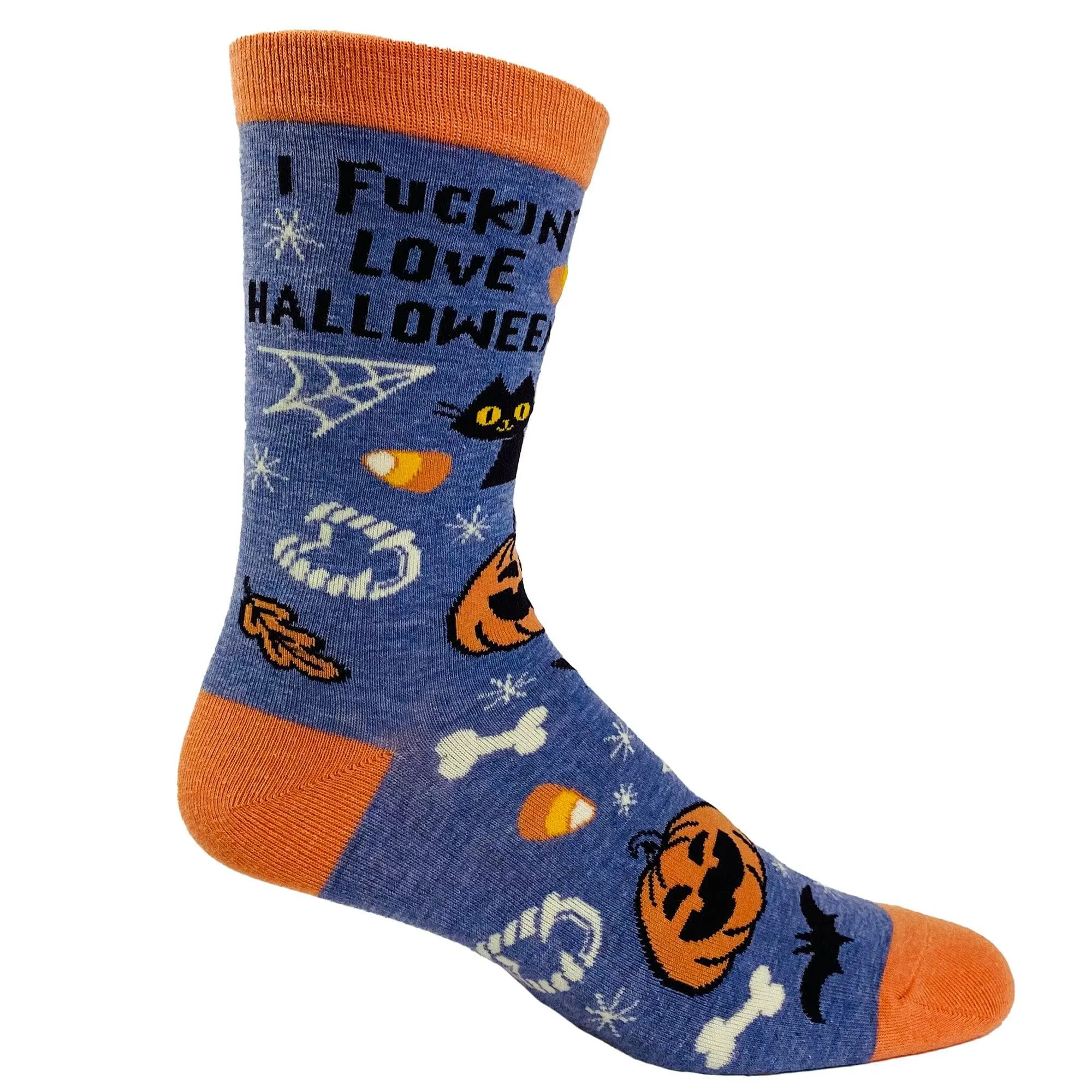 Women's I Fucking Love Halloween Socks sold by Crazy Dog T-Shirts product image thumbnail 4