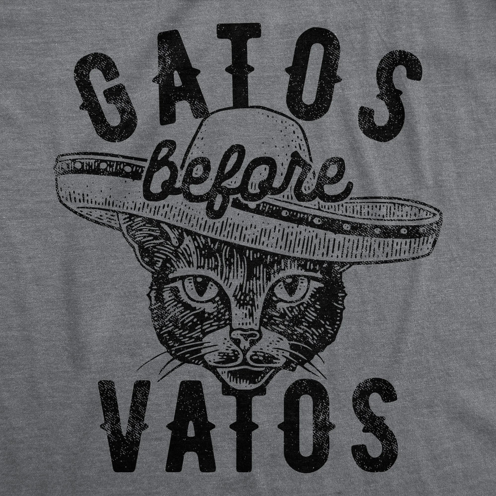 Gatos Before Vatos Women's T Shirt sold by Crazy Dog T-Shirts product image thumbnail 2