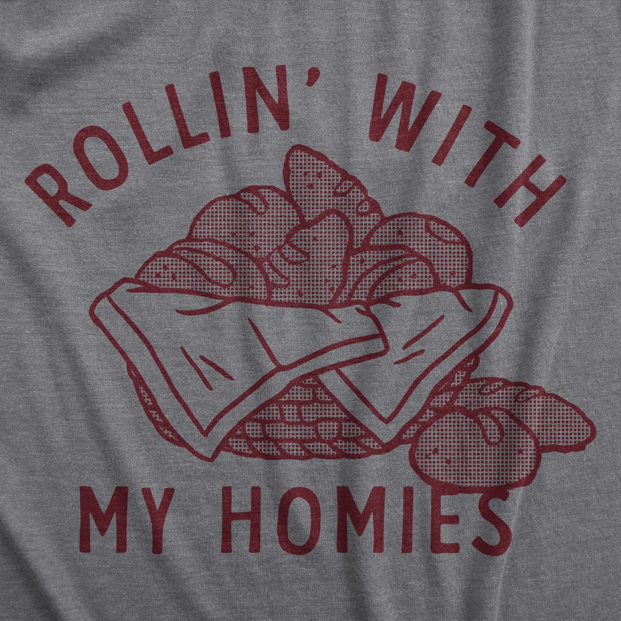 Rollin With My Homies Women's T Shirt sold by Crazy Dog T-Shirts product image thumbnail 2