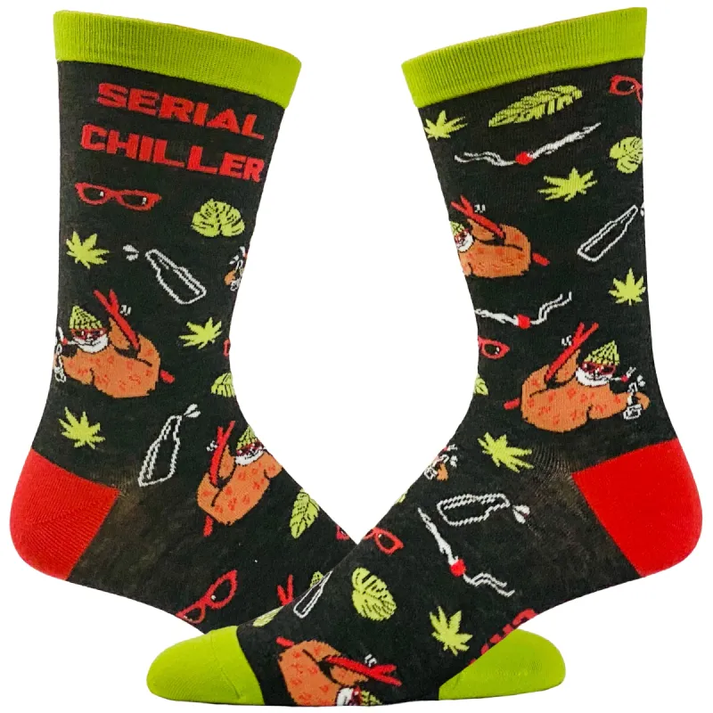 Men's Serial Chiller Socks sold by Crazy Dog T-Shirts