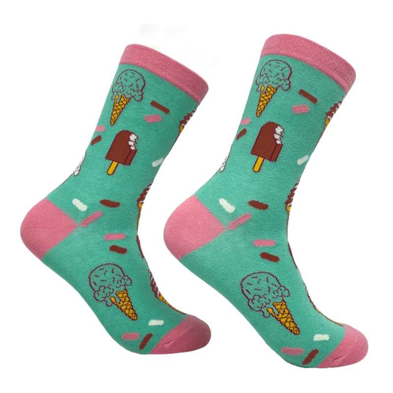 Womens Ice Cream Socks sold by Crazy Dog T-Shirts