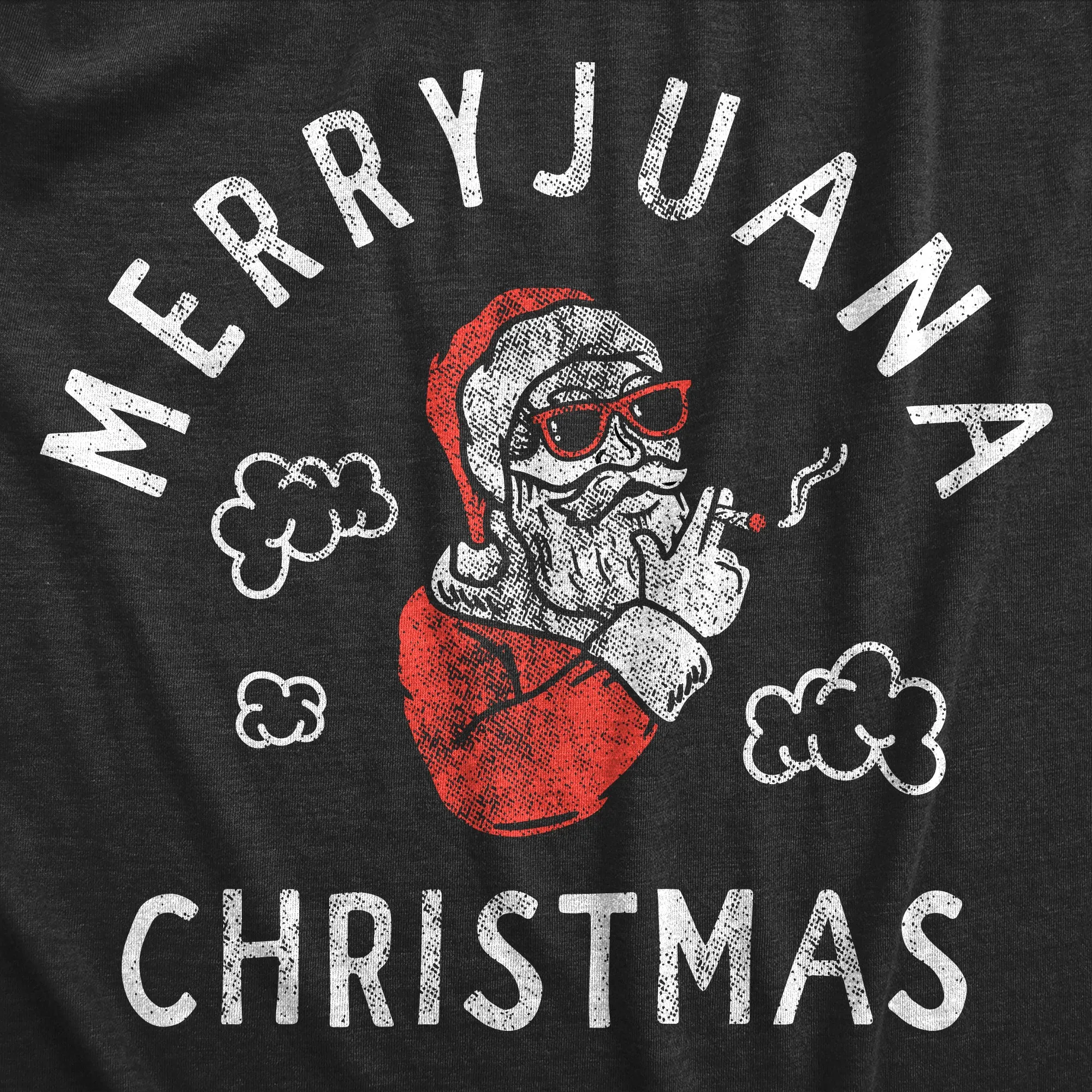 Merryjuana Christmas Men's T Shirt sold by Crazy Dog T-Shirts product image thumbnail 2