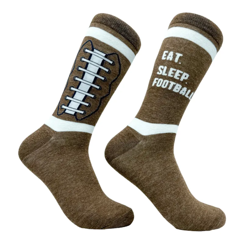 Men's Eat Sleep Football Socks sold by Crazy Dog T-Shirts