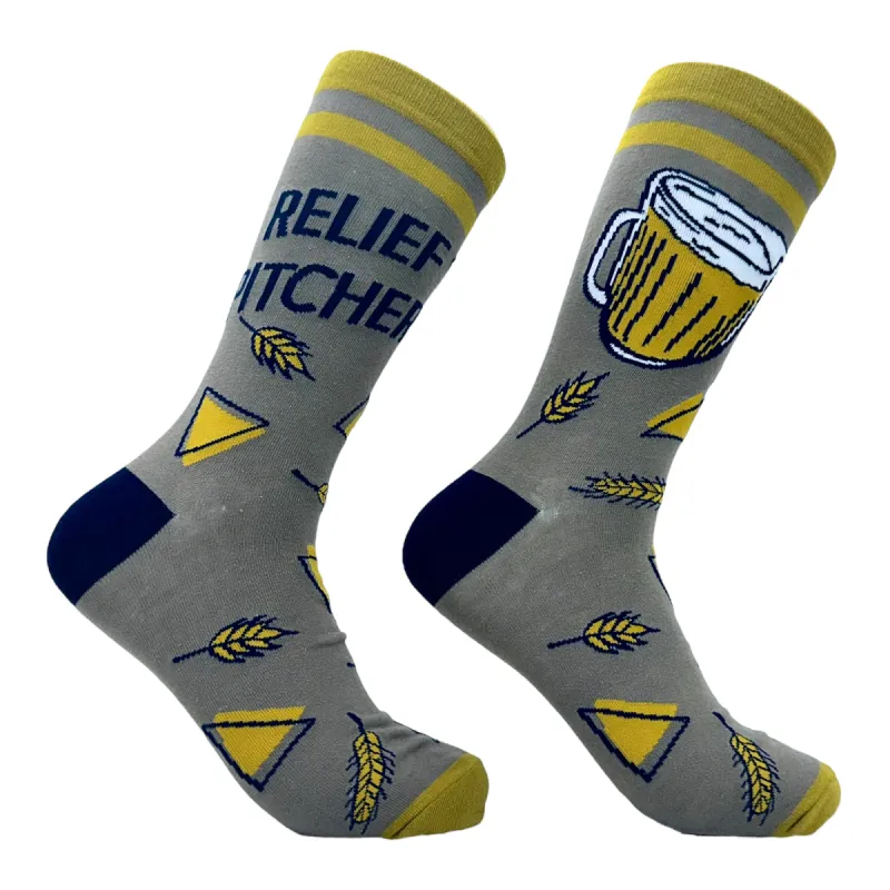 Men's Relief Pitcher Socks sold by Crazy Dog T-Shirts