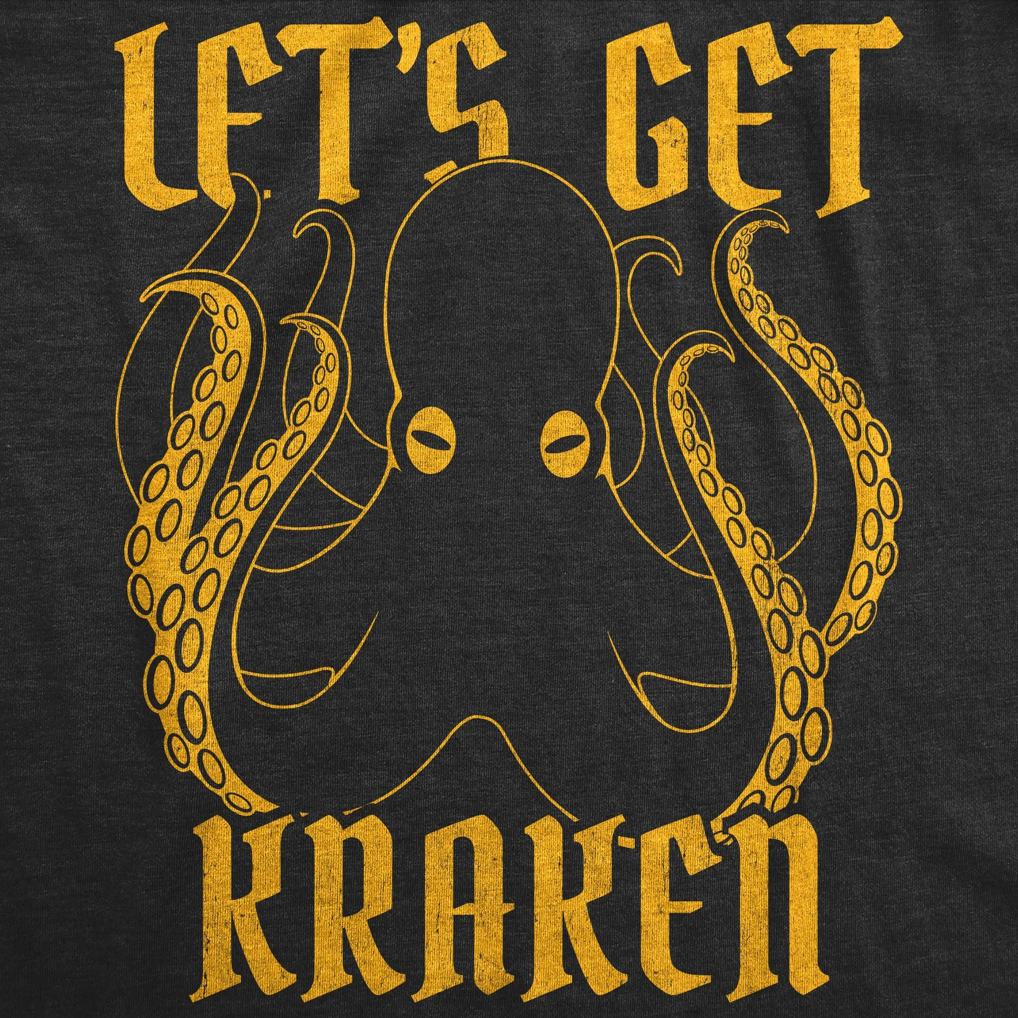 Let's Get Kraken Men's T Shirt sold by Crazy Dog T-Shirts product image thumbnail 2