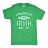 Property Of The Irish Men's T Shirt sold by Crazy Dog T-Shirts