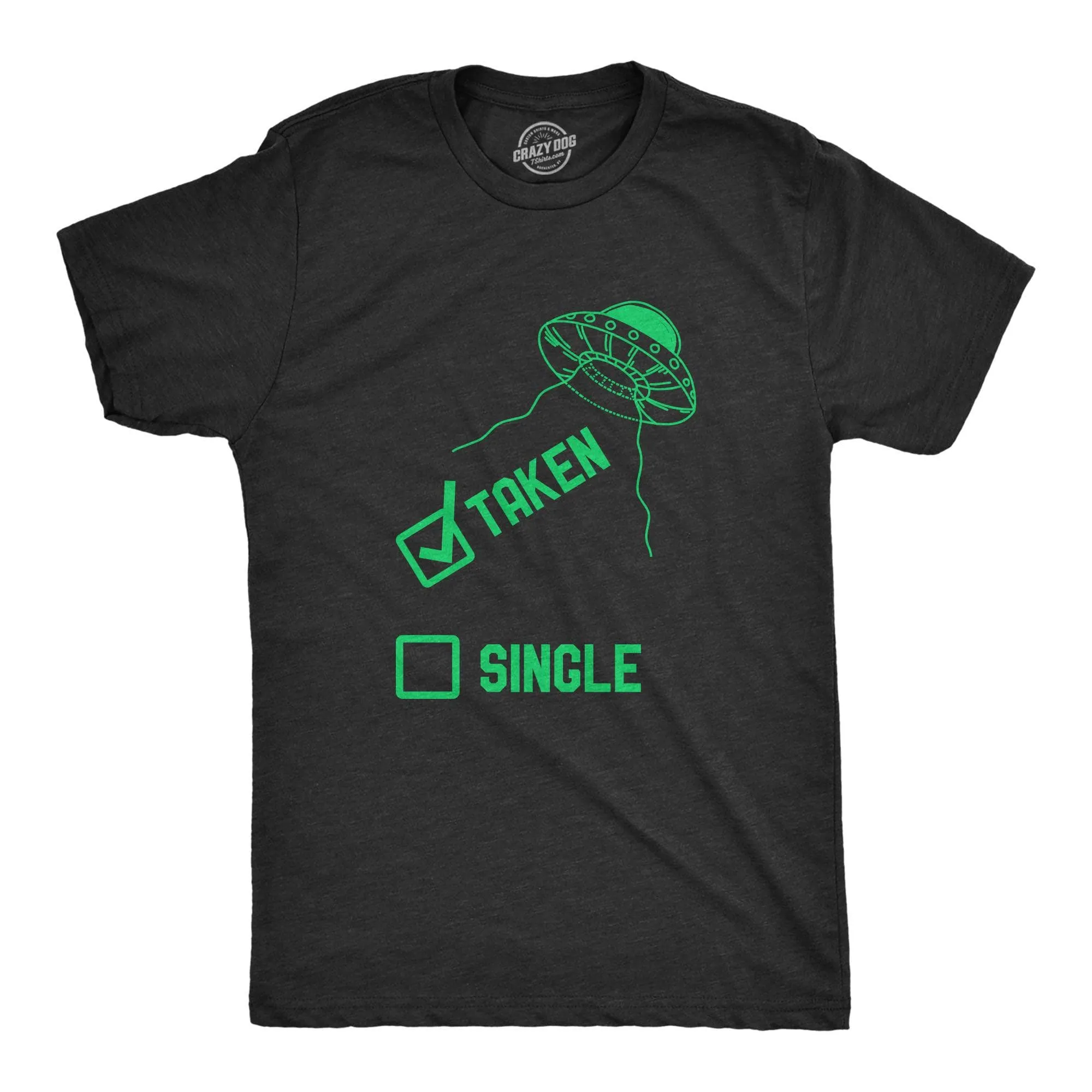 Taken Single UFO Men's T Shirt sold by Crazy Dog T-Shirts