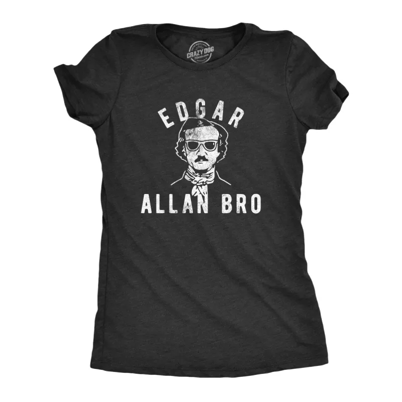 Edgar Allan Bro Women's T Shirt sold by Crazy Dog T-Shirts
