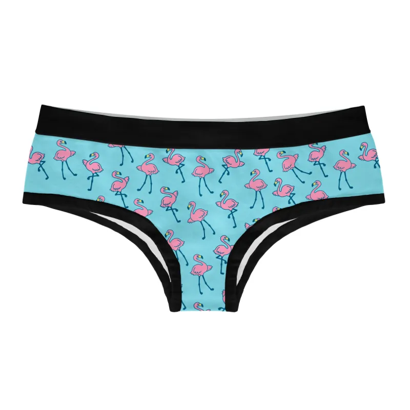 Flamingo Spirit Animal Hipster Underwear sold by Crazy Dog T-Shirts