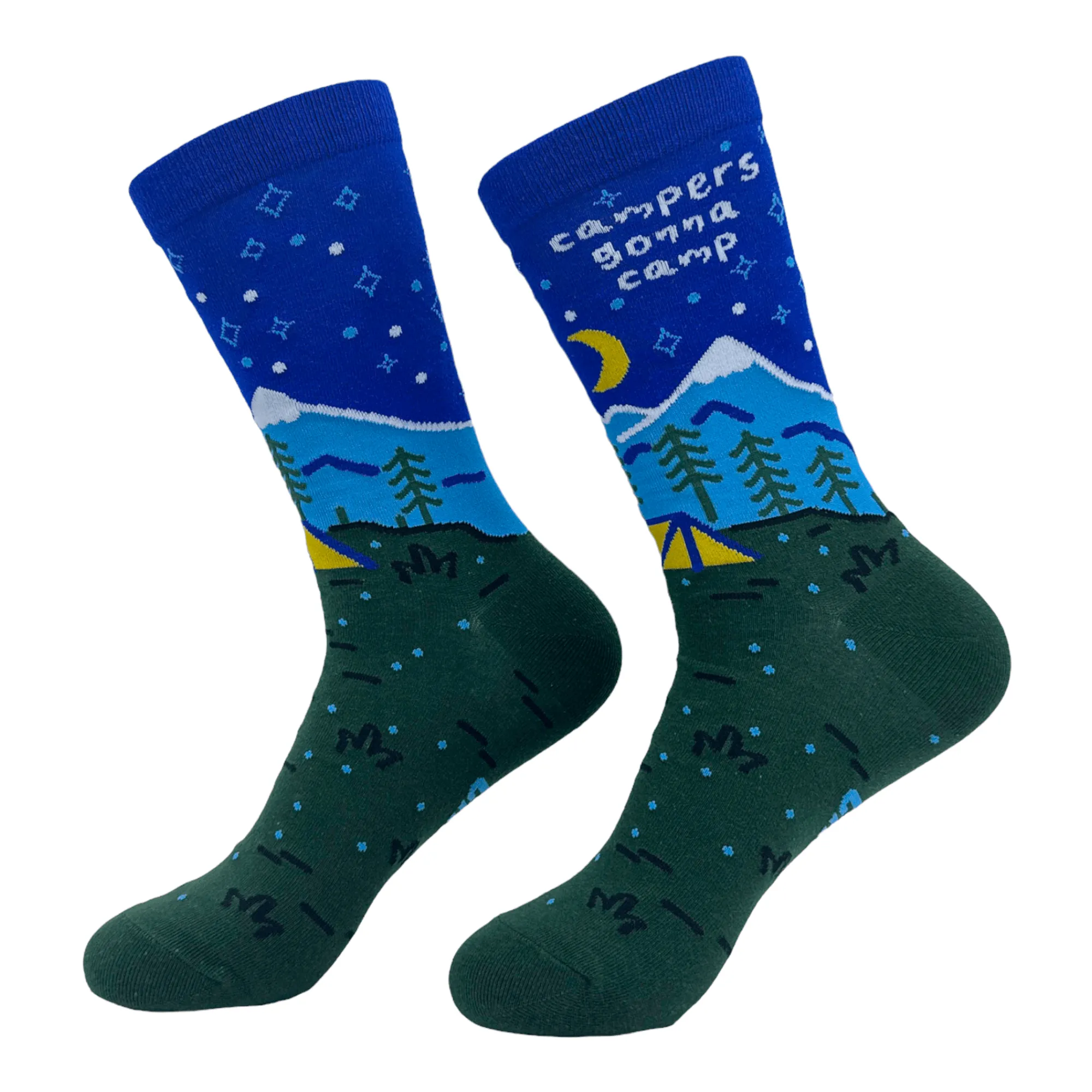 Women's Campers Gonna Camp Socks sold by Crazy Dog T-Shirts product image thumbnail 2