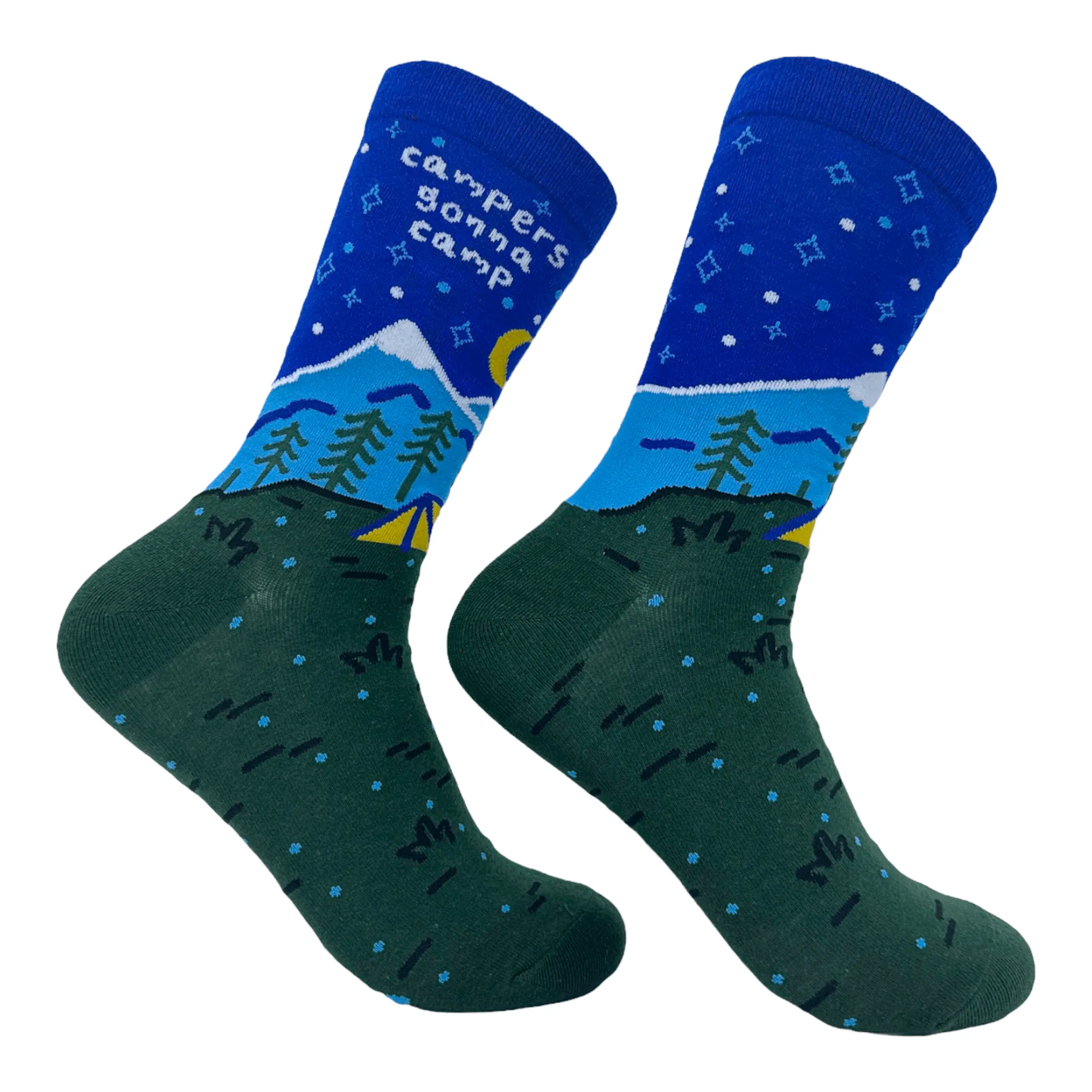 Women's Campers Gonna Camp Socks sold by Crazy Dog T-Shirts
