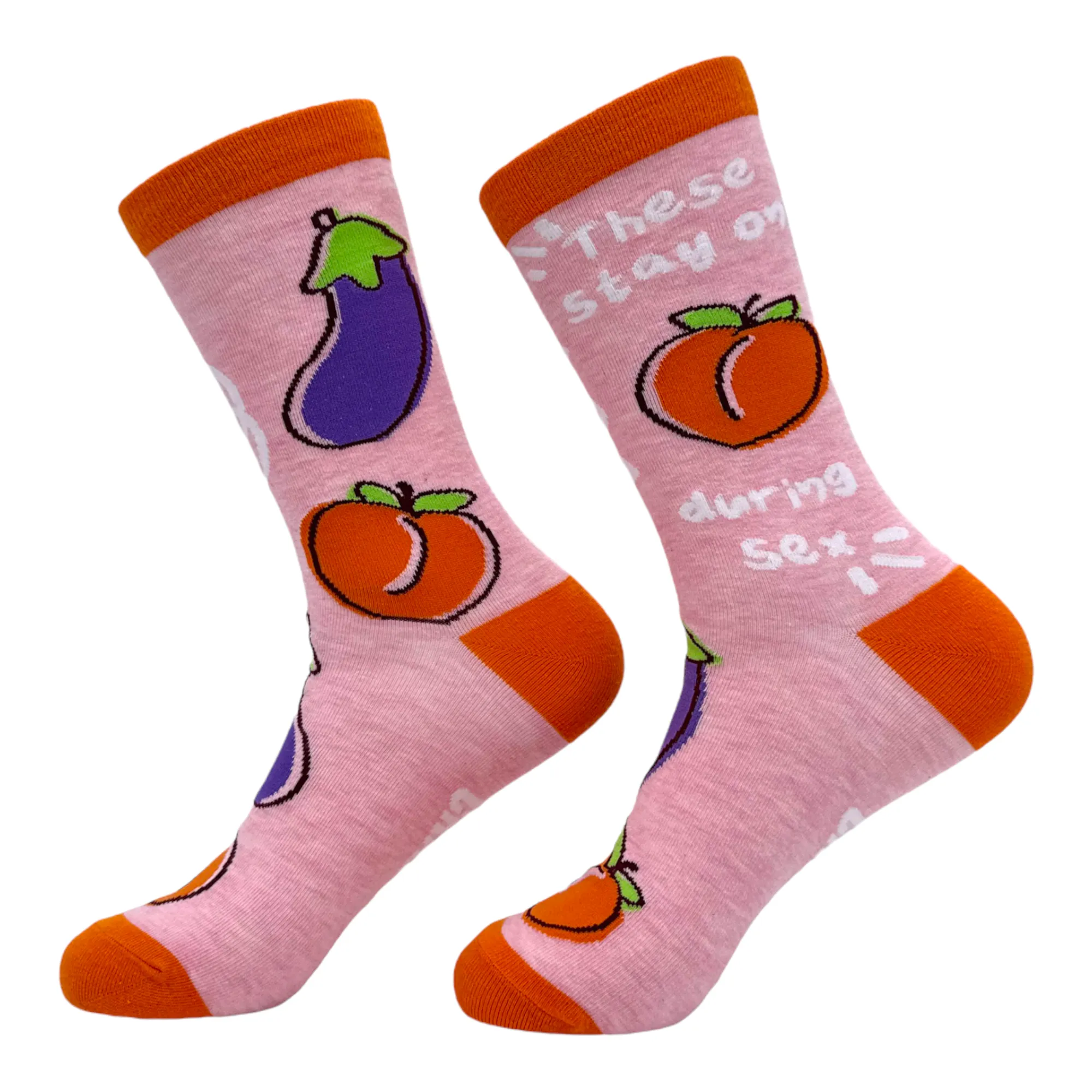 Women's These Stay On During Sex Socks sold by Crazy Dog T-Shirts product image thumbnail 2