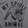 My Spirit Animal Raccoon Men's T Shirt sold by Crazy Dog T-Shirts