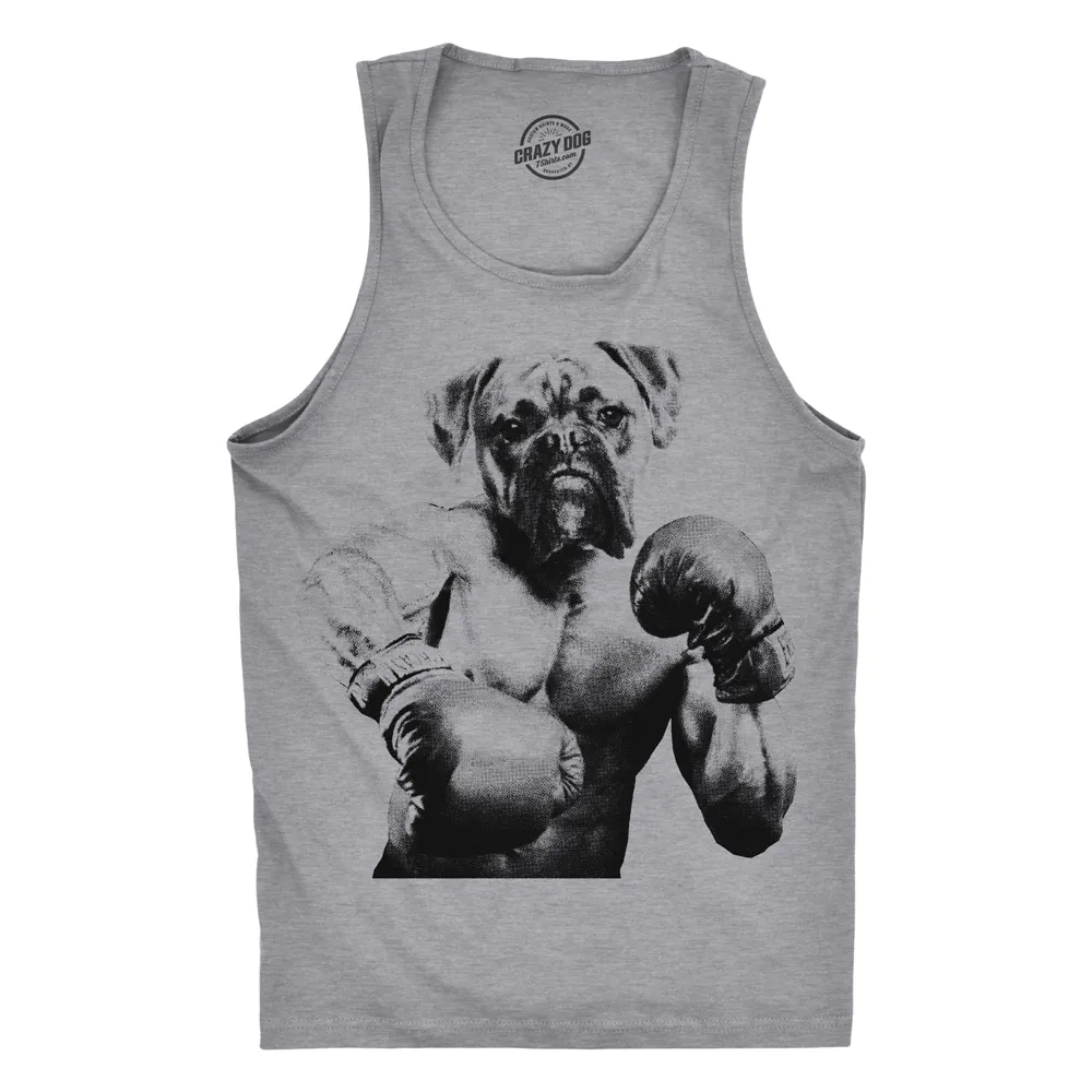 Boxer Boxing Men's Tank Top sold by Crazy Dog T-Shirts product image thumbnail 2