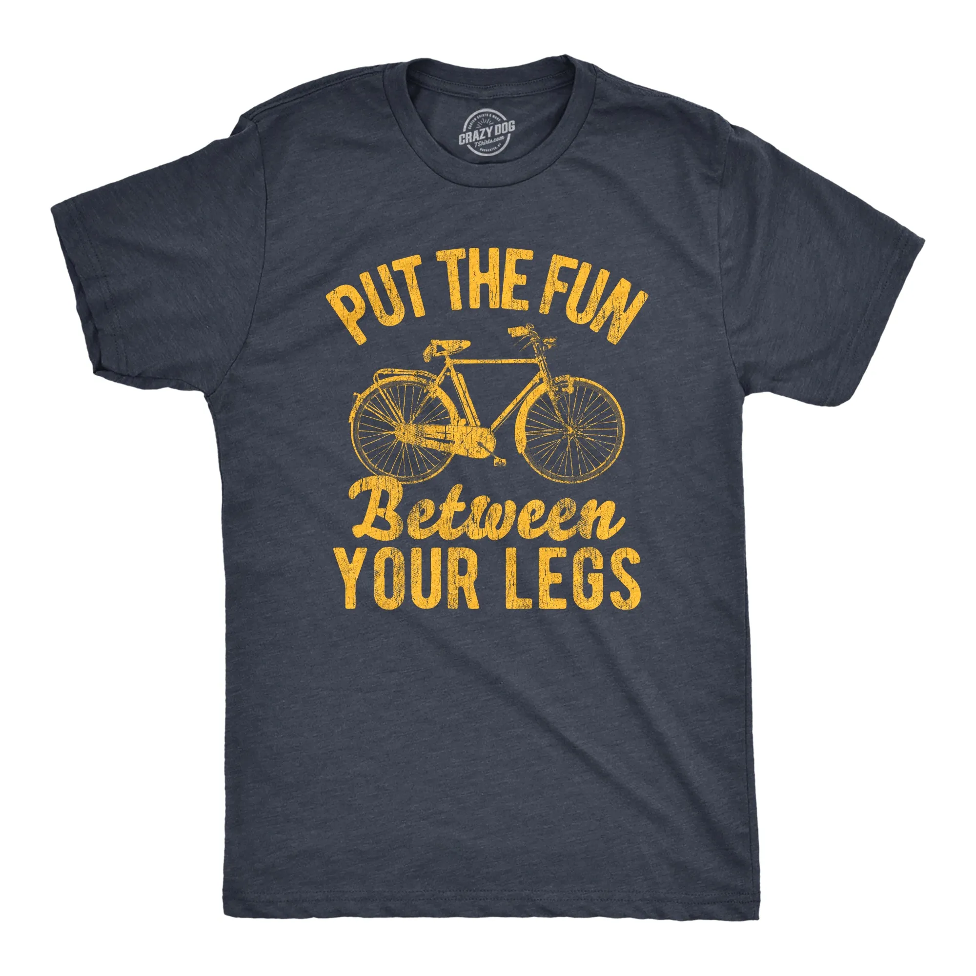 Put The Fun Between Your Legs Men's T Shirt sold by Crazy Dog T-Shirts