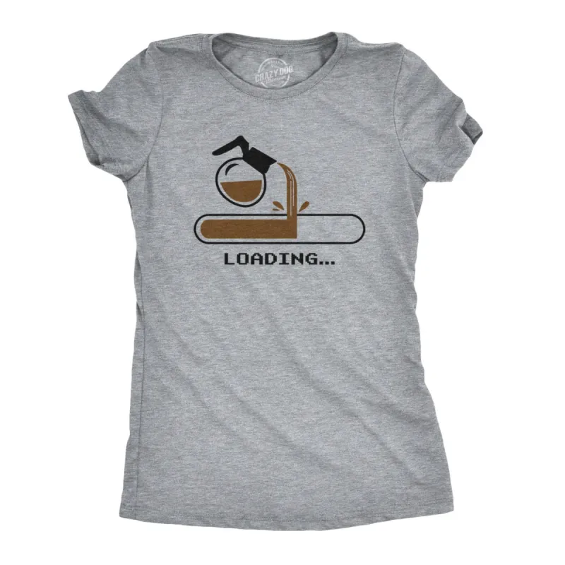 Monday Loading Women's T Shirt sold by Crazy Dog T-Shirts
