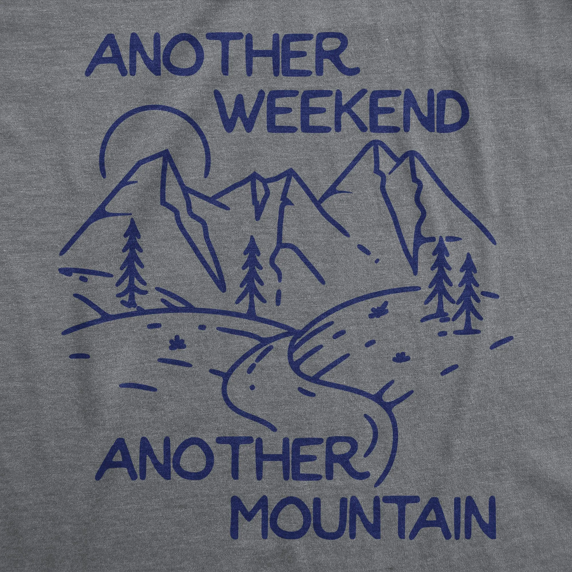 Another Weekend Another Mountain Men's T Shirt sold by Crazy Dog T-Shirts product image thumbnail 2