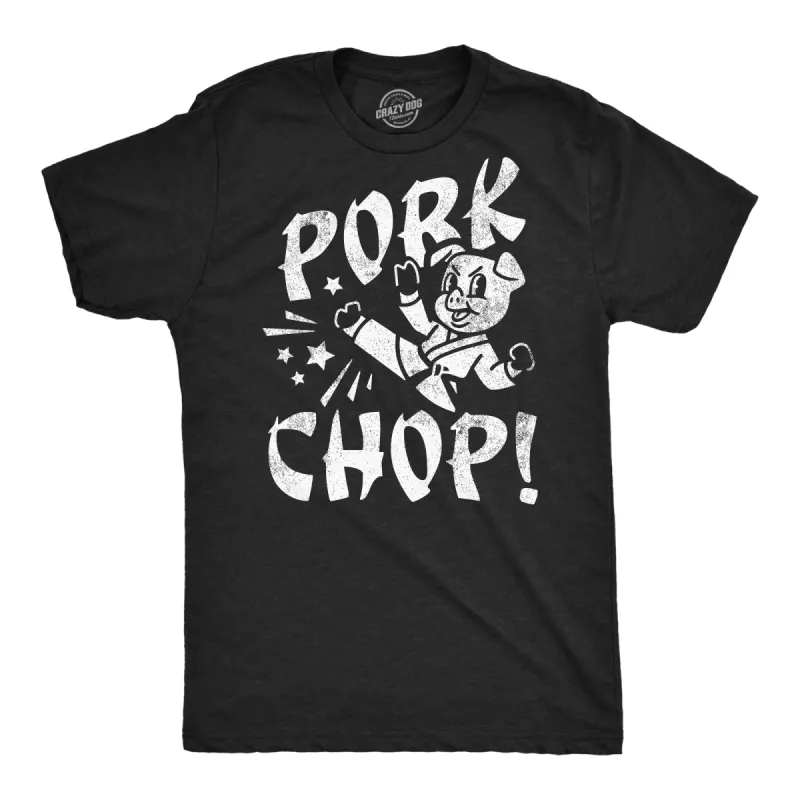 Pork Chop Men's T Shirt sold by Crazy Dog T-Shirts