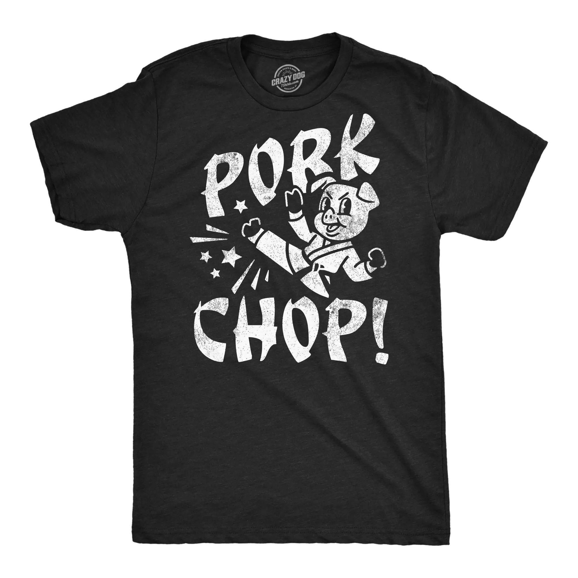Pork Chop Men's T Shirt sold by Crazy Dog T-Shirts