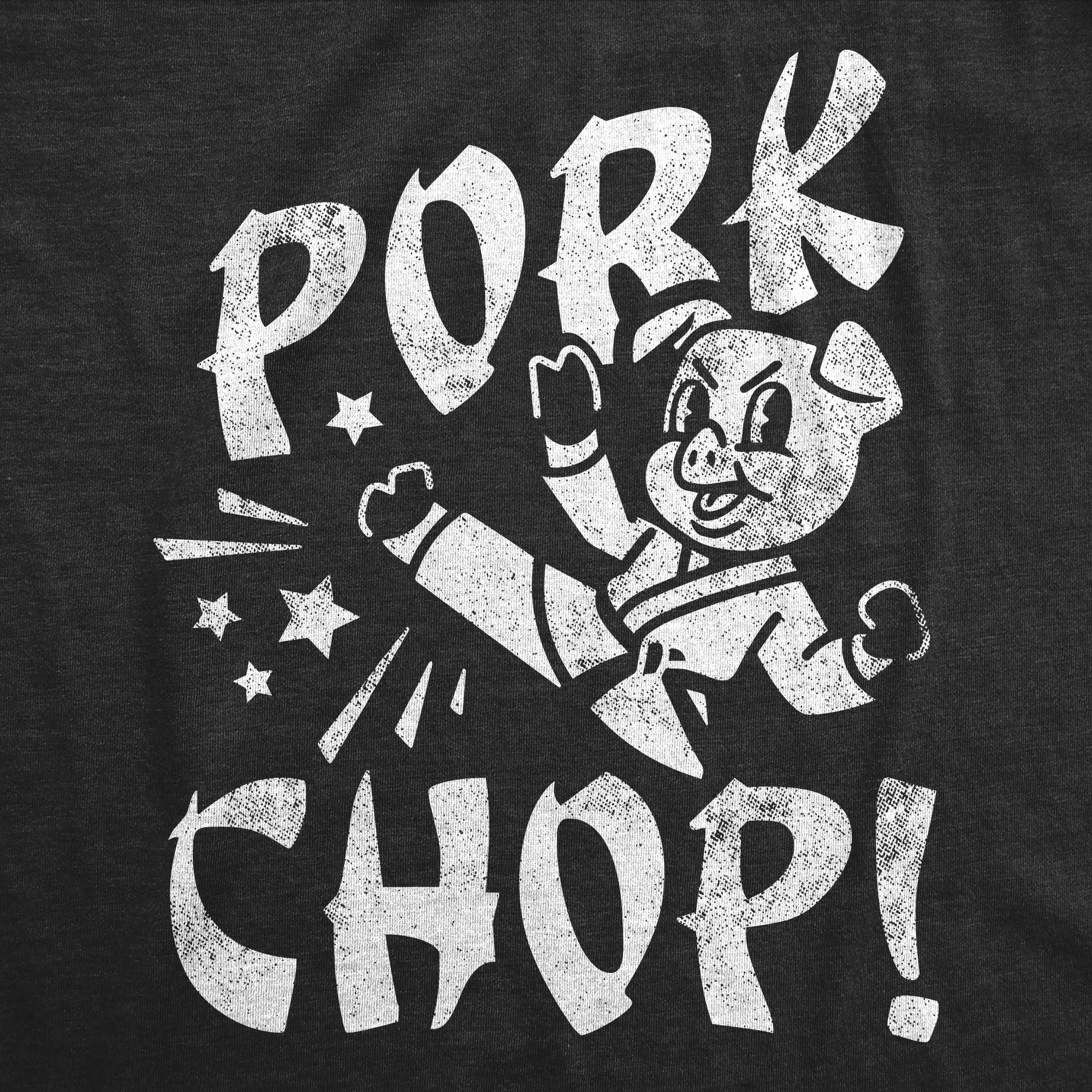 Pork Chop Men's T Shirt sold by Crazy Dog T-Shirts product image thumbnail 2