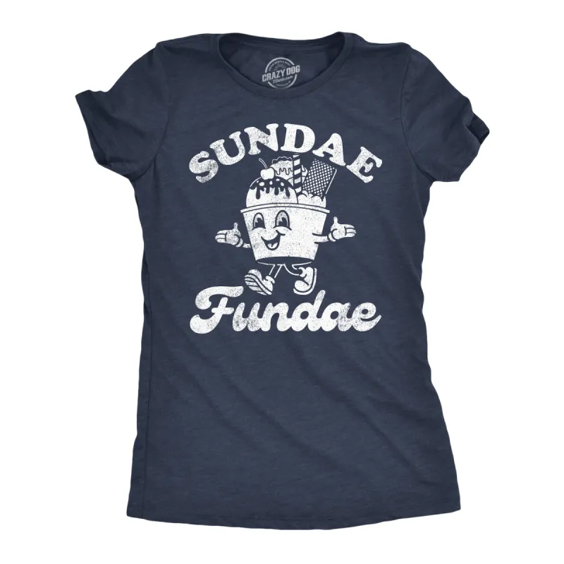 Sundae Fundae Women's T Shirt sold by Crazy Dog T-Shirts