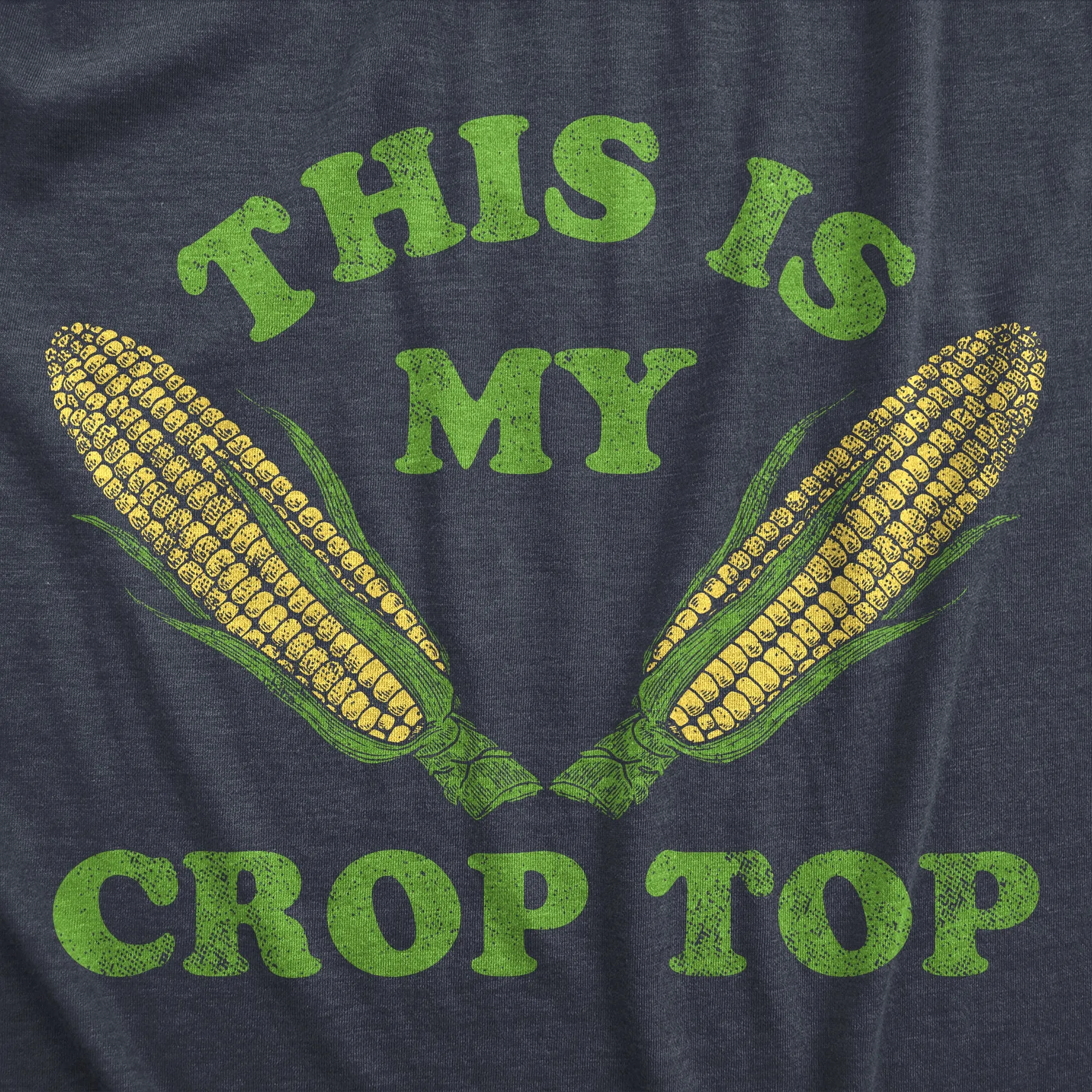 This Is My Crop Top Women's T Shirt sold by Crazy Dog T-Shirts product image thumbnail 2