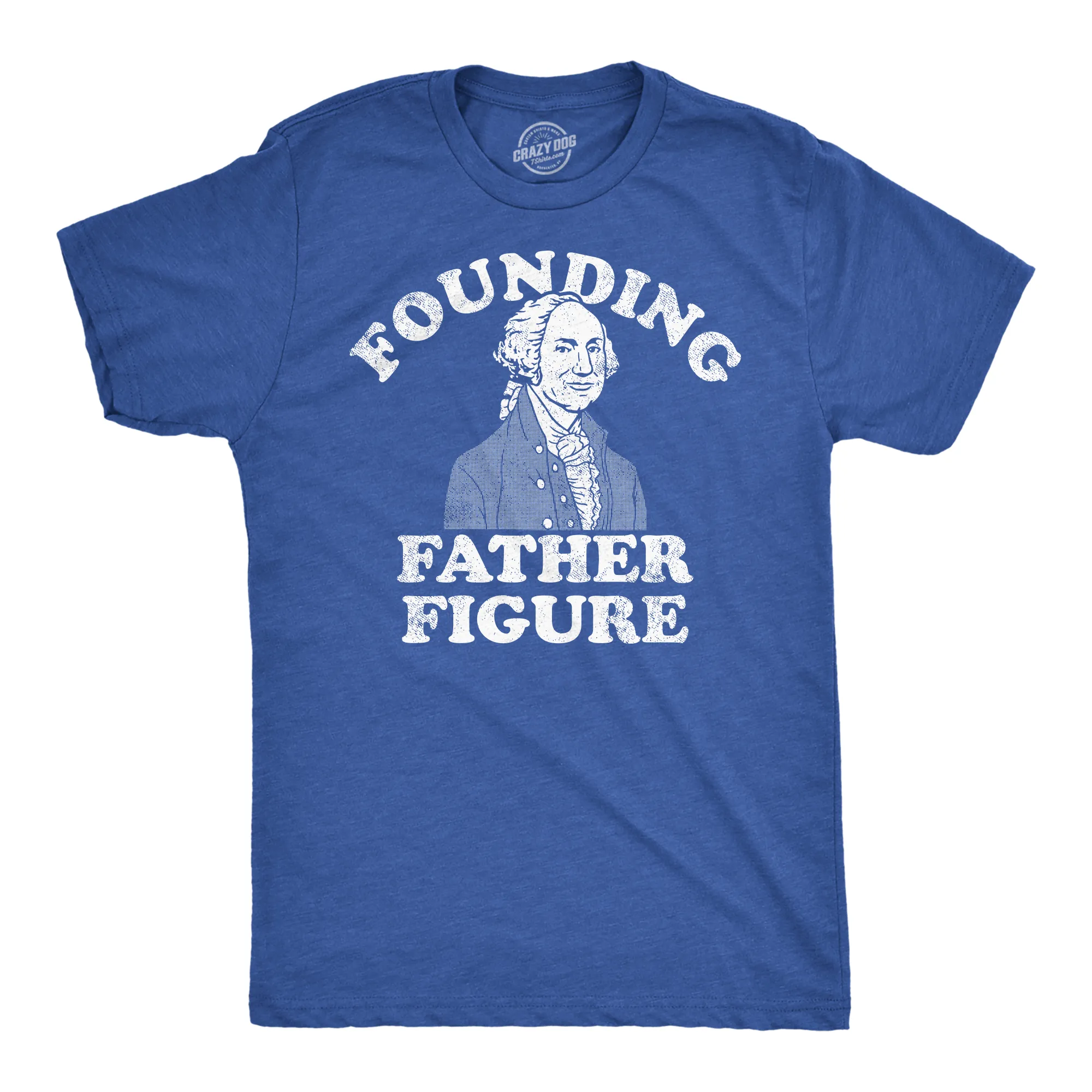 Founding Father Figure Men's T Shirt sold by Crazy Dog T-Shirts
