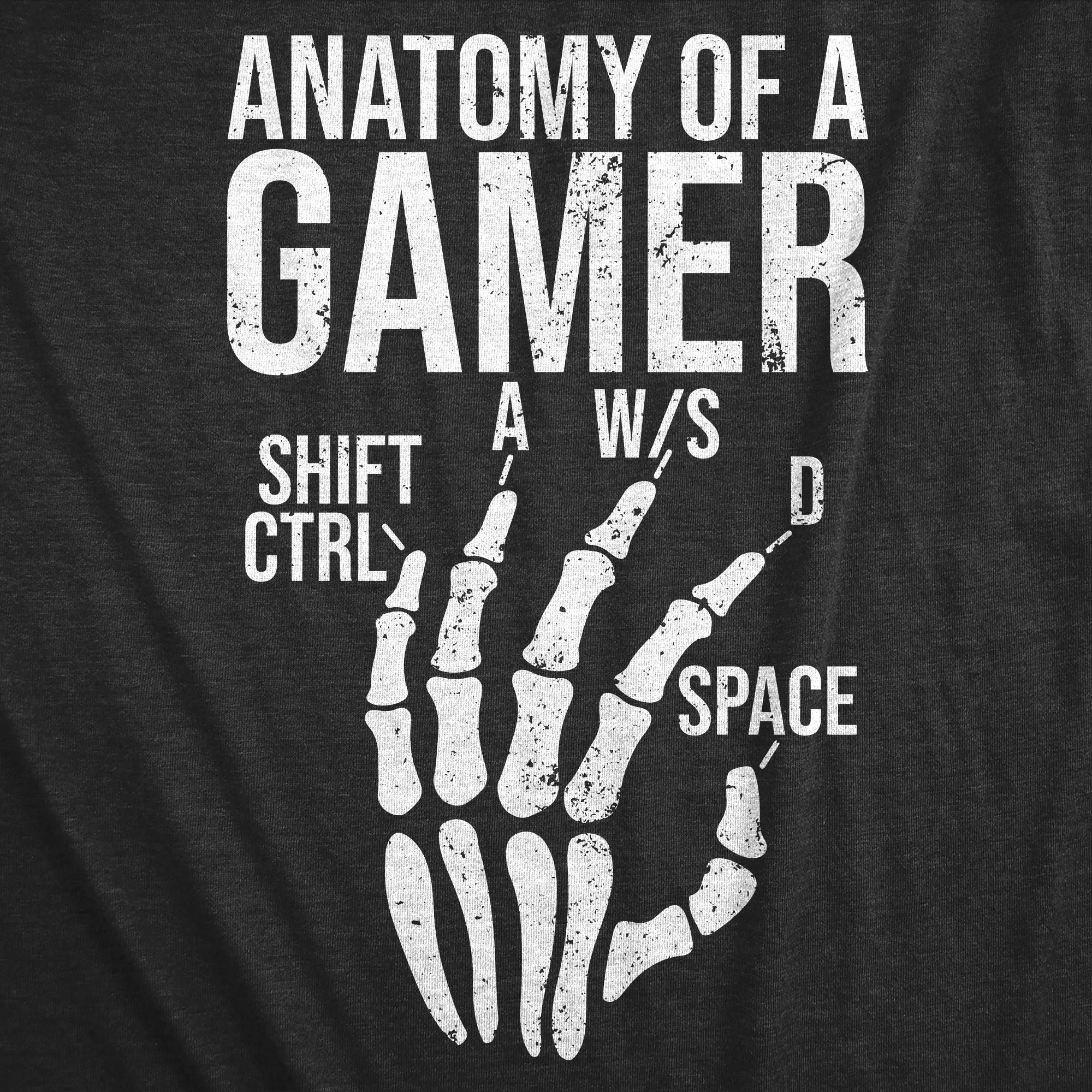 Anatomy Of A Gamer Men's T Shirt sold by Crazy Dog T-Shirts product image thumbnail 2