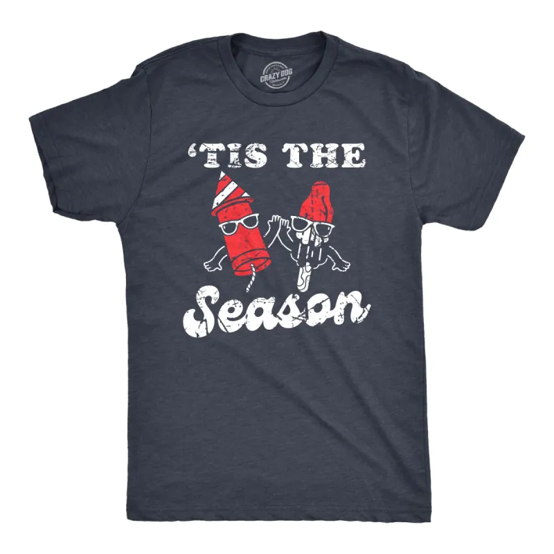 Tis The Season Firecracker Popsicle Men's T Shirt sold by Crazy Dog T-Shirts