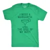 I Need A Margarita The Size Of My Butt Men's T Shirt sold by Crazy Dog T-Shirts