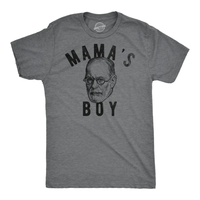 Mamas Boy Sigmund Freud Men's T Shirt sold by Crazy Dog T-Shirts