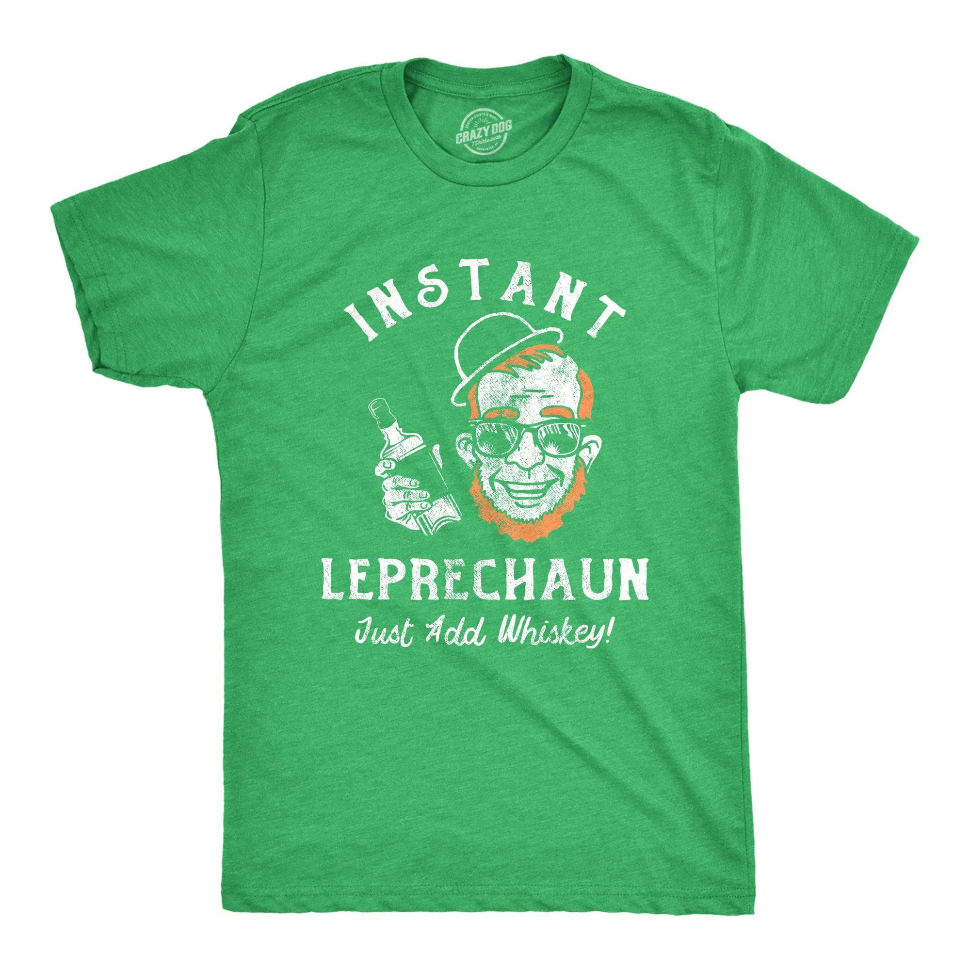 Instant Leprechaun Just Add Whiskey Men's T Shirt sold by Crazy Dog T-Shirts