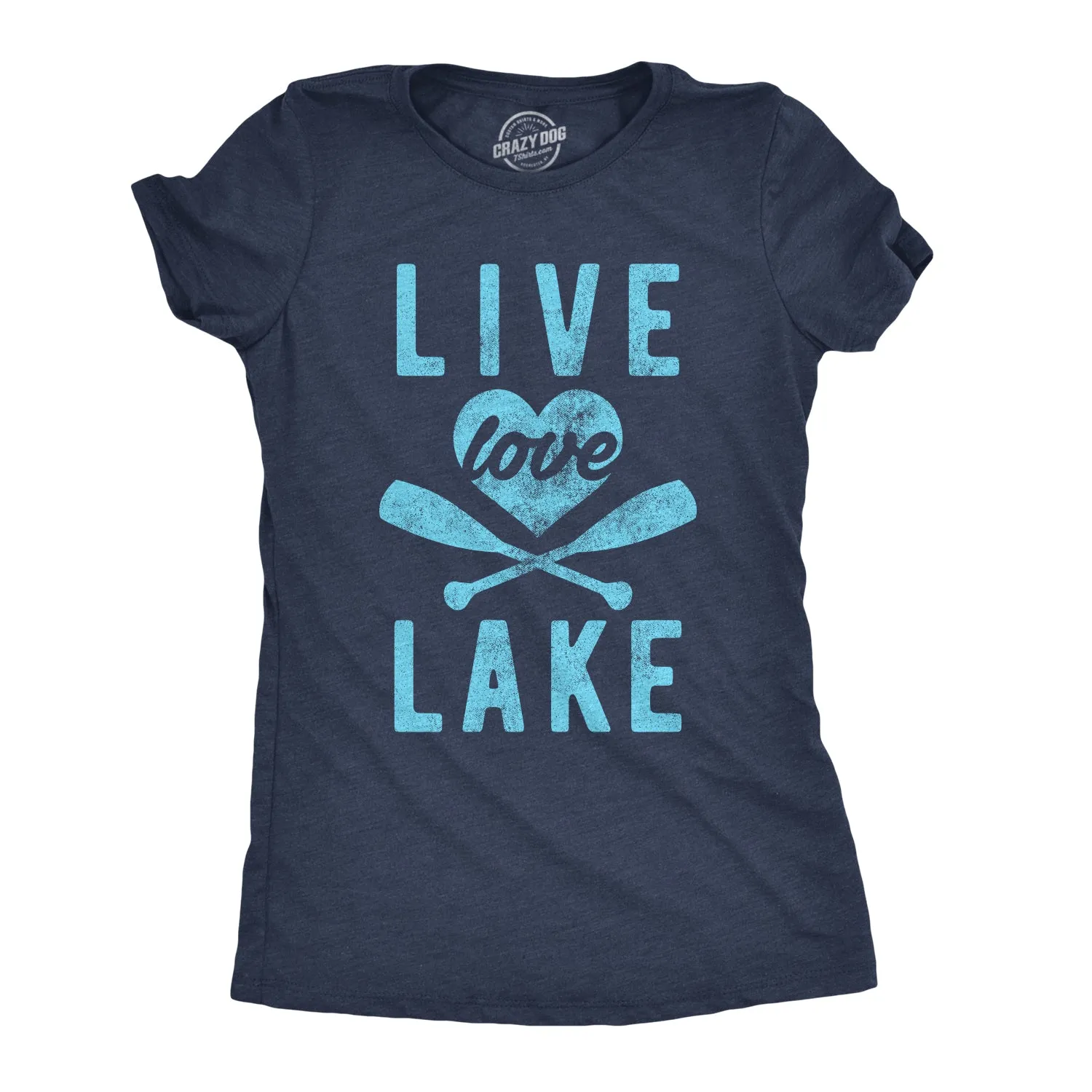 Live Lake Love Women's T Shirt sold by Crazy Dog T-Shirts