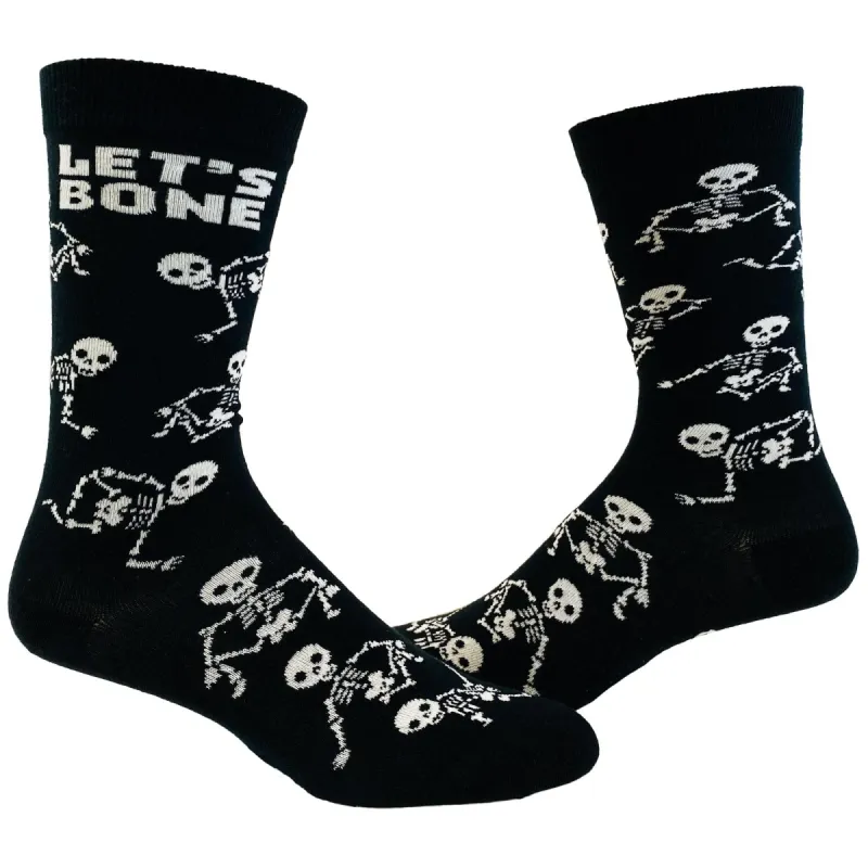 Womens Let's Bone Socks sold by Crazy Dog T-Shirts