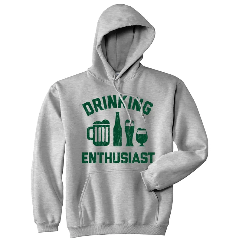 Drinking Enthusiast Hoodie sold by Crazy Dog T-Shirts