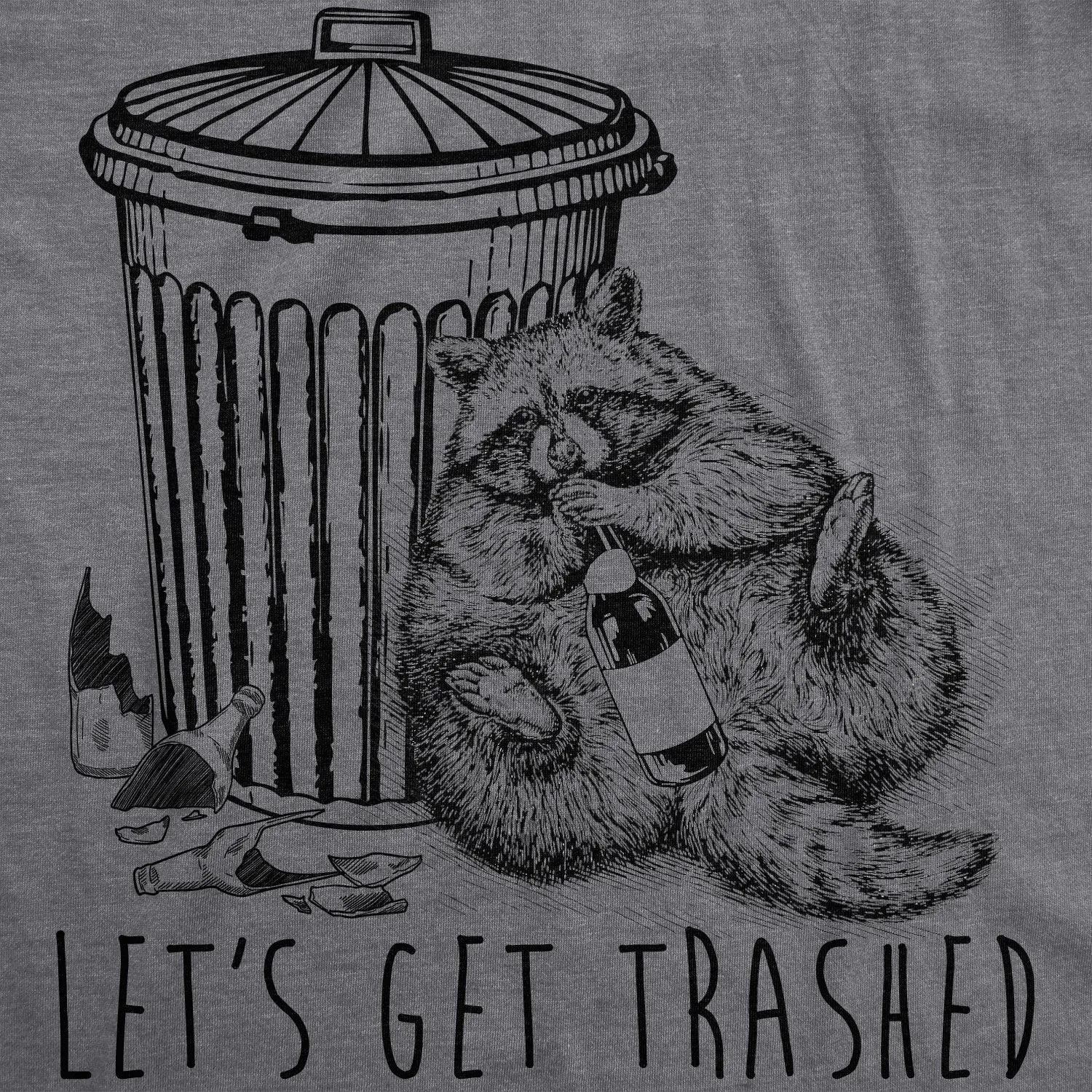Let's Get Trashed Men's T Shirt sold by Crazy Dog T-Shirts product image thumbnail 2
