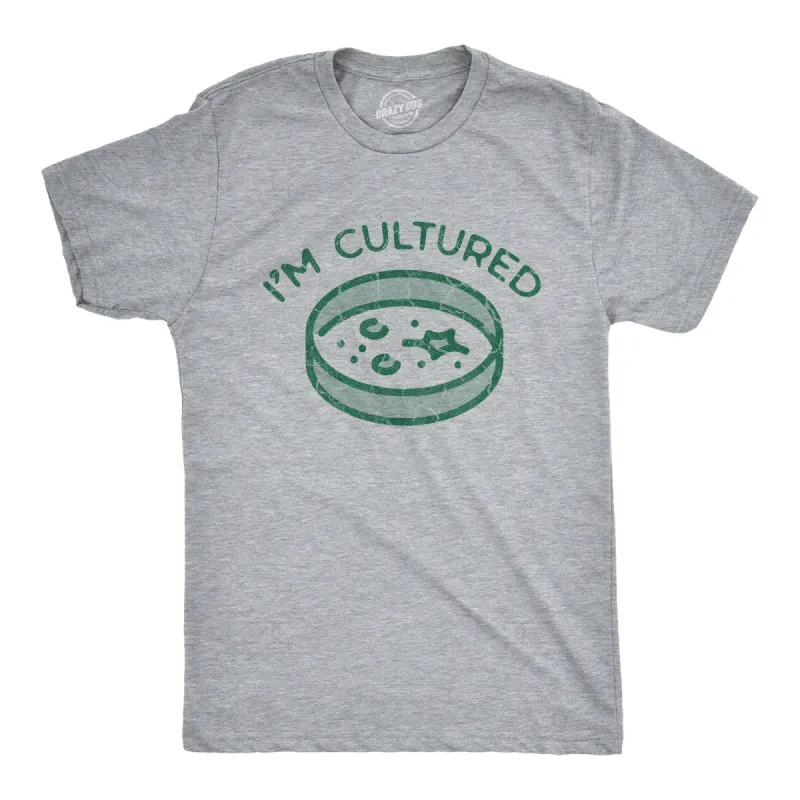 Im Cultured Men's T Shirt sold by Crazy Dog T-Shirts