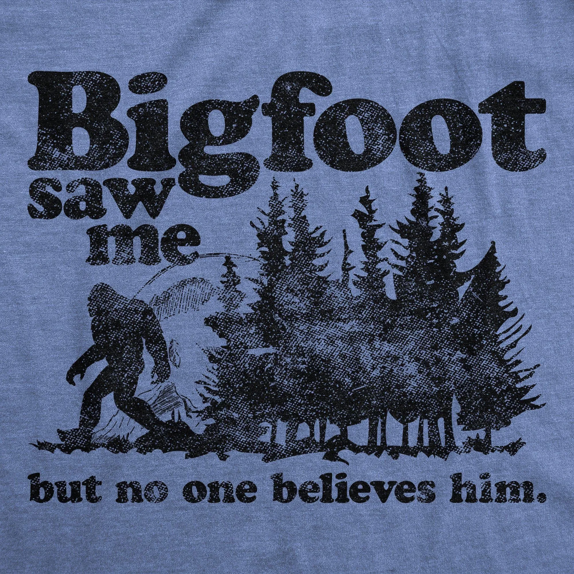 Bigfoot Saw Me Women's T Shirt sold by Crazy Dog T-Shirts product image thumbnail 2