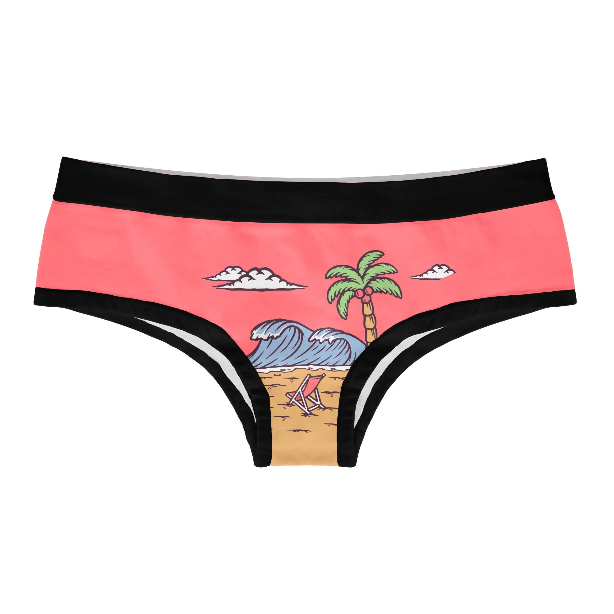 Nobody Likes A Shady Beach Hipster Underwear sold by Crazy Dog T-Shirts