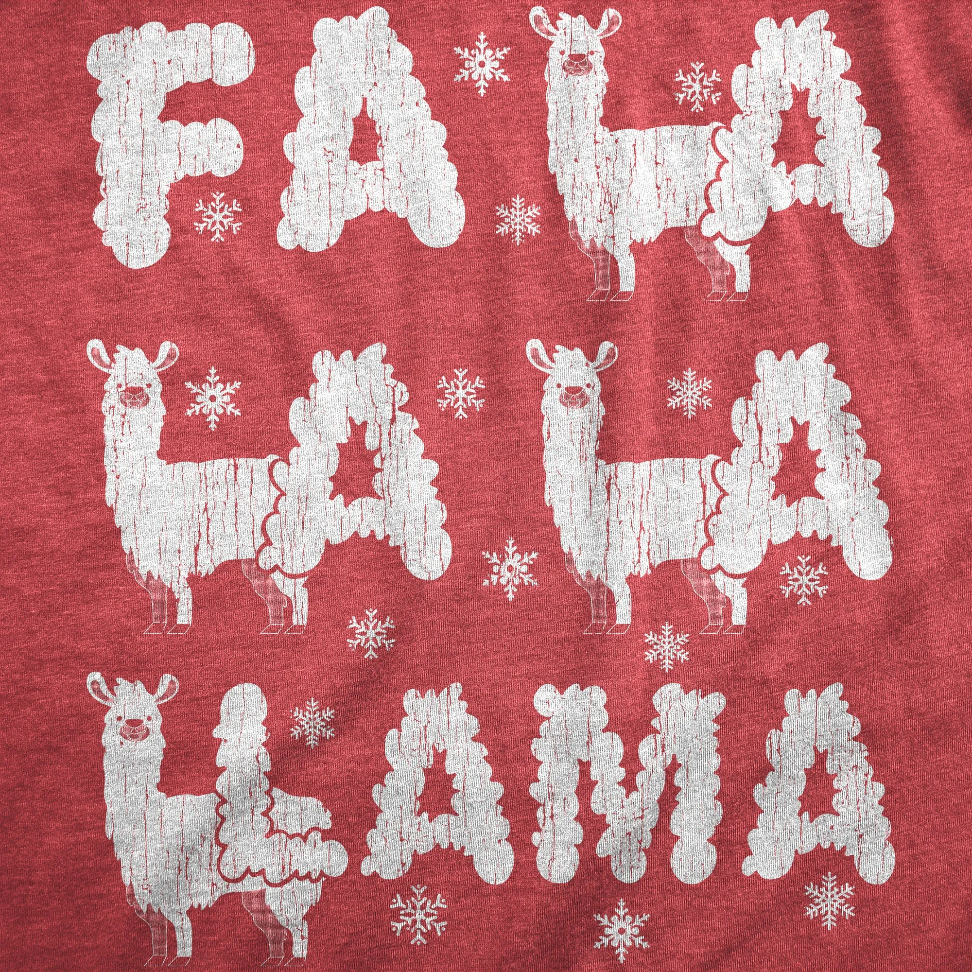 Fa La La La Llama Men's T Shirt sold by Crazy Dog T-Shirts product image thumbnail 2